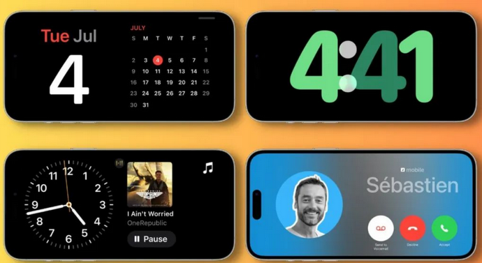 邯郸苹果手机维修分享iOS17横屏充电待机显示有什么好处 