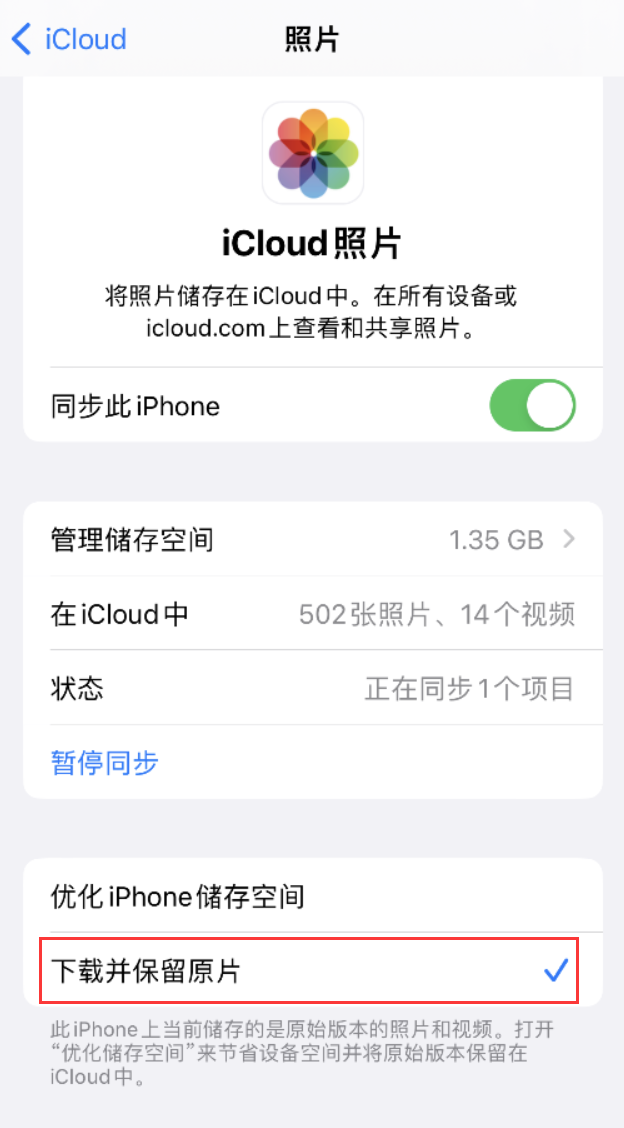 邯郸苹果手机维修分享iPhone 无法加载高质量照片怎么办 