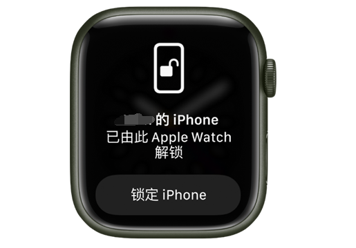 邯郸苹果手机维修分享用 AppleWatch 解锁配备面容 ID 的 iPhone方法 