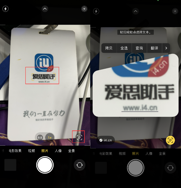 邯郸苹果手机维修分享升级iOS 16后如何通过相机翻译文本 